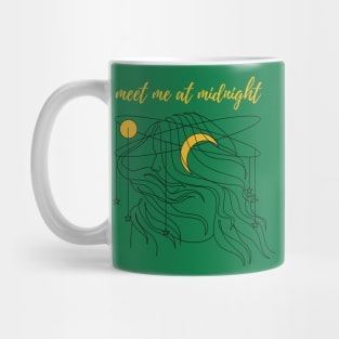 meet me at midnight - gold Mug